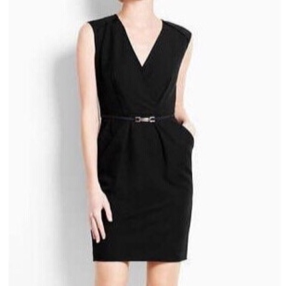 Ann Taylor Belted Wrap Dress Dress w/ Pockets 🖤
